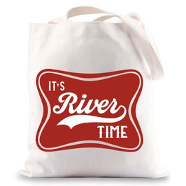 MYSOMY River Time Tote Bag River Life Gifts River Rat Gifts River Lover Gift It's River Time River Vacation Travel Bag River Vibes Gifts, River Time Tb Uk