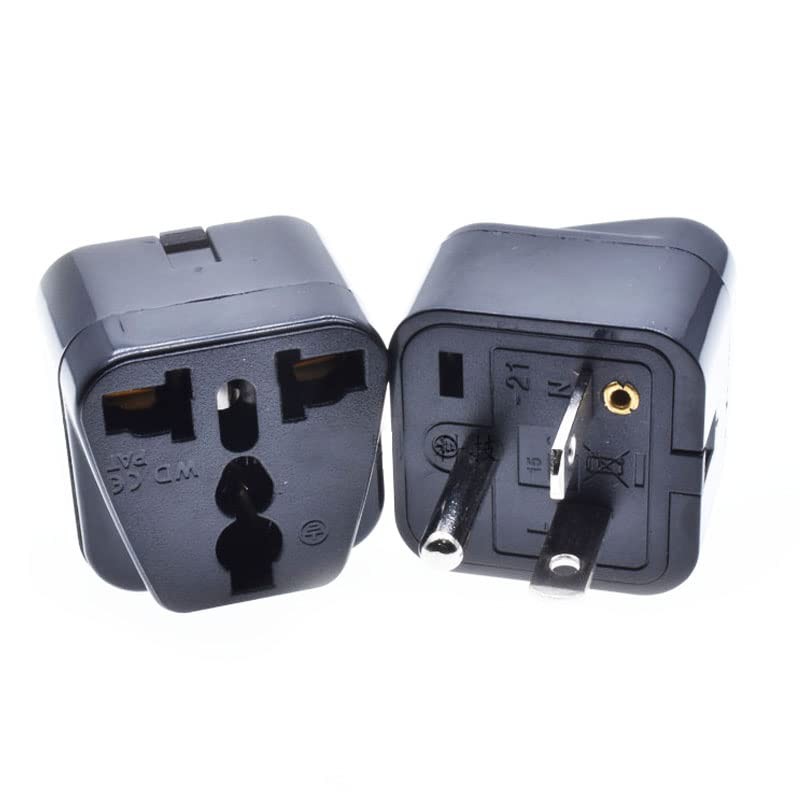 Tekit Black NEMA 6-20P Universal Plug Adapter110-250V 15A,Universal World to