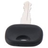 5pcs Black 14603 Equipment Key, Mechanical Ignition Key, Excavator for