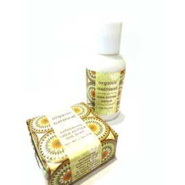 Greenwich Bay Trading Co. Organic Oatmeal Shea Butter Soap and Lotion Gift Set