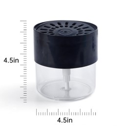 OENUASG Soap Dispenser & Sponge Holder Compatible with Scrub Daddy Sponges - Kitchen Sink Pump Dispenser, Instant Refill, White