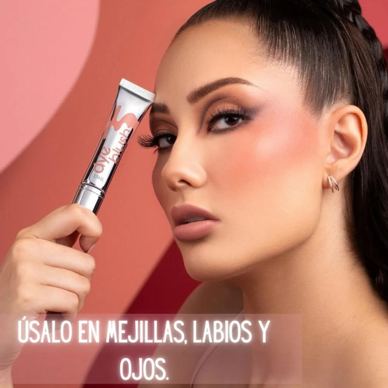 Goc Makeup Dye Blush Rubor Liquido Larga Duracion Multi-usos Tono