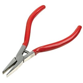 5" 127 mm Flat Nose Pliers w/PVC Grips and Stainless Steel Spring Jewelry Making Metal Forming Tool