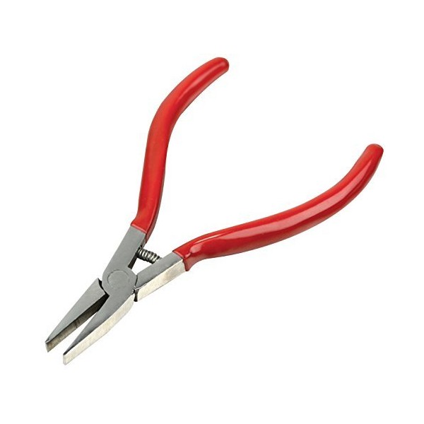 5" 127 mm Flat Nose Pliers w/PVC Grips and Stainless