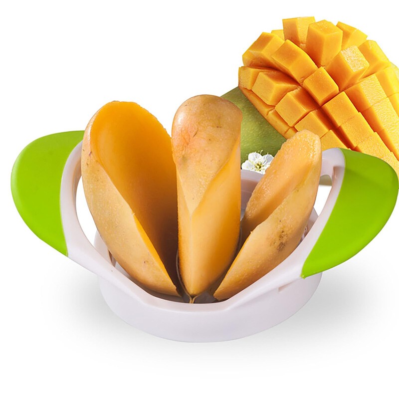 One Piece Stainless Steel Blade Mango Cutter Durable Fruit Cutter