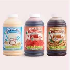 Fiesta Tamarindo Natural Flavored Drink Concentrate Pack of 3 Low Calorie Easy To Use 16 Fl Oz
