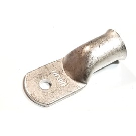 AC/DC Wire TINNED Copper Heavy Duty Lug Ring Terminals Battery, 600v, Marine, Carts, Cars, Trucks (4/0 awg 1/4", 50 pc)