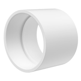 Oblectatio 3" PVC Coupling Adapter Fittings (Socket x Socket) - Schedule 40 Heavy Duty PVC Slip Connectors for DIY Projects, Garden Supports, and Irrigation Systems