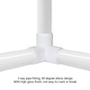Accesorios de Codo de PVC, Conector de Tubo de Reducción