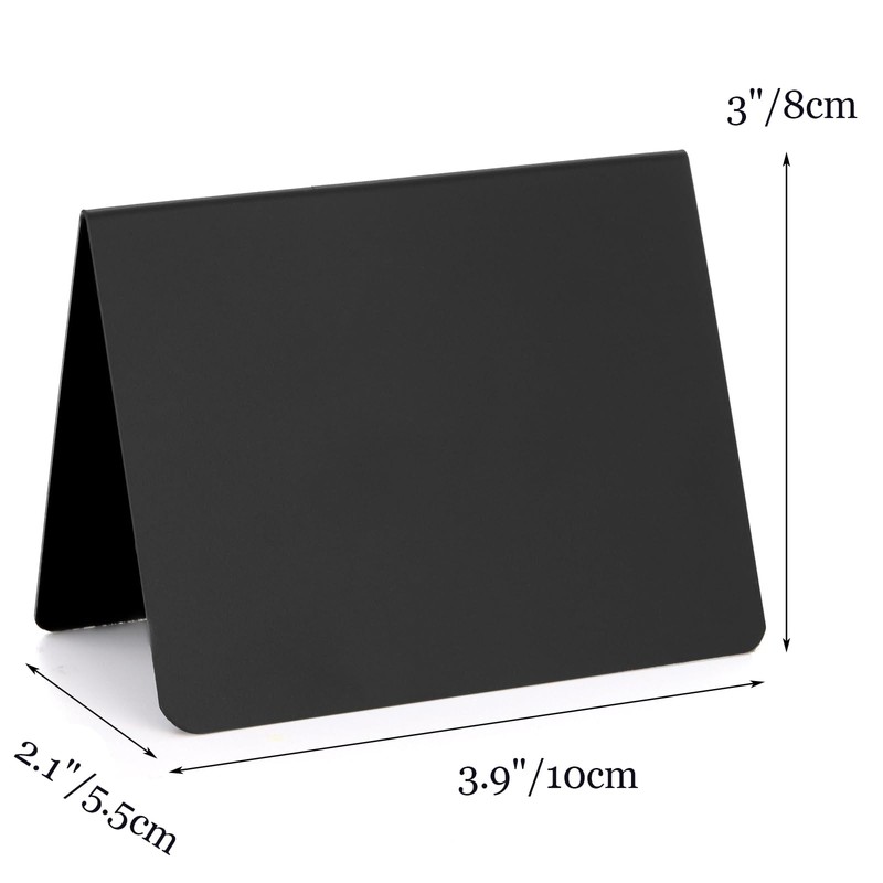 Tosnail 30 Pack 4 x 3 Inches Mini Chalkboard Signs,