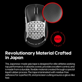 Pulsar Gaming Gears Supergrip Xlite Series Medium Pre-cut Anti-Slip Gaming Mouse Grip Tape Ultra Thin