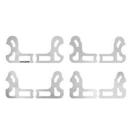 Accusize Industrial Tools 8 Pc Radius Gauge Set 9/16'' to 1'' Gauges, 3602-5022