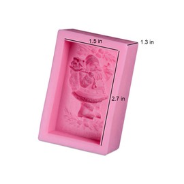 Christmas Santa Claus Silicone Soap Mold Homemade DIY Art Craft Silicone Soap Making Mold