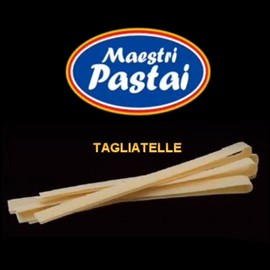 Maestri Pastai, Gourmet Tagliatelle Italian Pasta (Italian Ribbon Pasta), (Pack of 3), Special "Series 42", Premium Quality Imported from Mercato San Severino, Italy, 17.66 oz (1.1 lbs) (each)