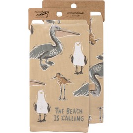 Primitives by Kathy Kitchen Towel - The Beach is Calling