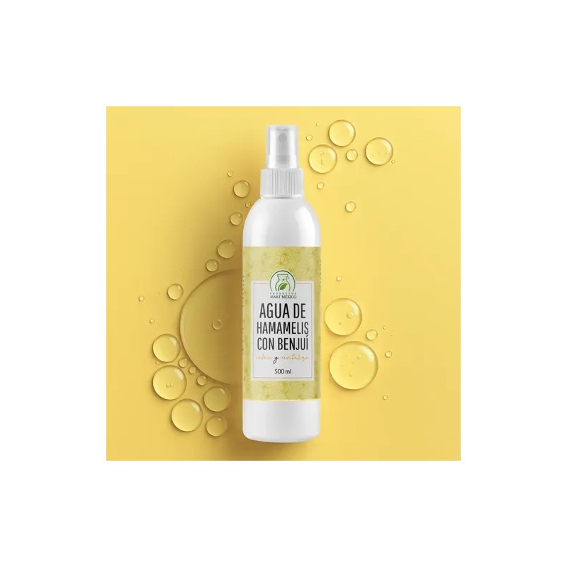Agua De Hamamelis Con Benjui Piel Tersa (500ml)