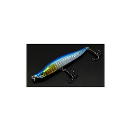 Hard Lure Topwater Minnow Crankbait Popper Vibration Titanium Bass Fishing Sea Bass Salt Fishing Lure Set (Blue 0.4 oz (11 g)