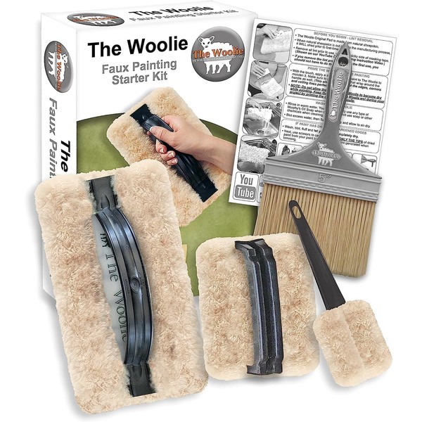 The Woolie Original FULL-SIZED Faux Painting BEGINNER STARTER TOOLKIT -