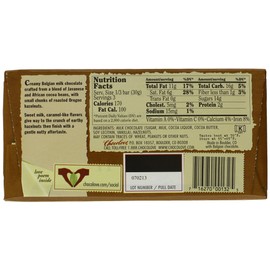 Chocolove Hazelnuts in Milk Chocolate Bar, 3.2 Ounce (Pack of 12)
