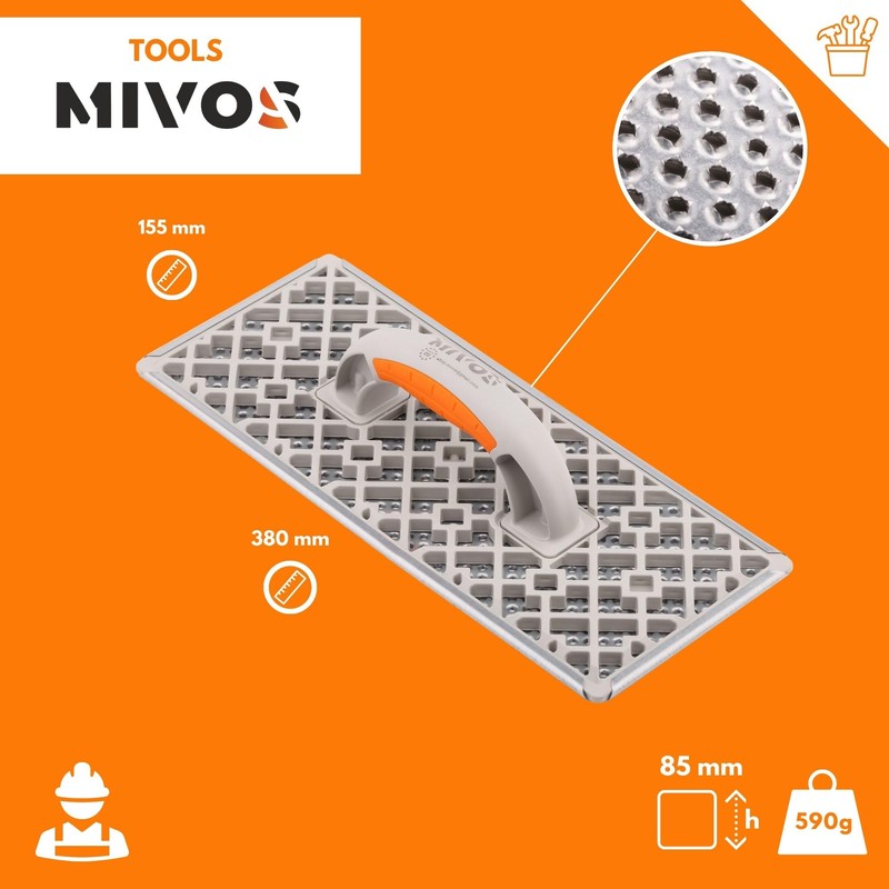 MIVOS Sanding Board - Rasp Board for Styrofoam - Grating