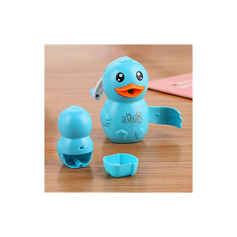 SUPERTOOL Cute Cartoon Pencil Sharpener, Duck Mommy& Baby Design,Yellow,New Stationery