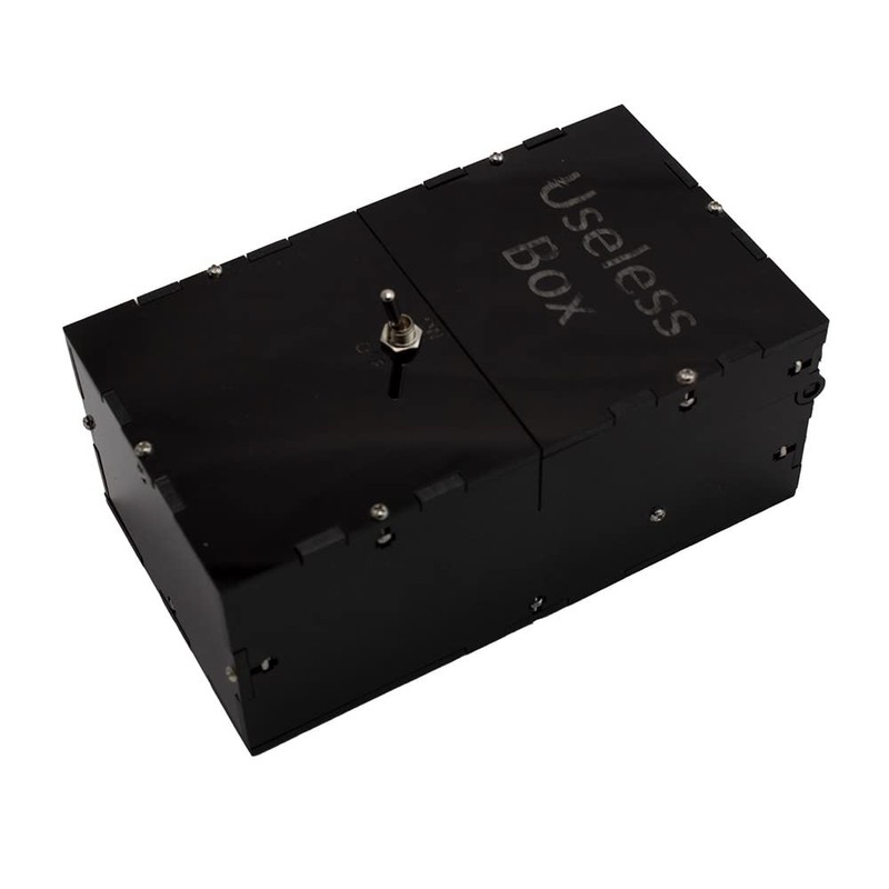 MakerMind Useless Box Gadget – The Useless Box – Ready