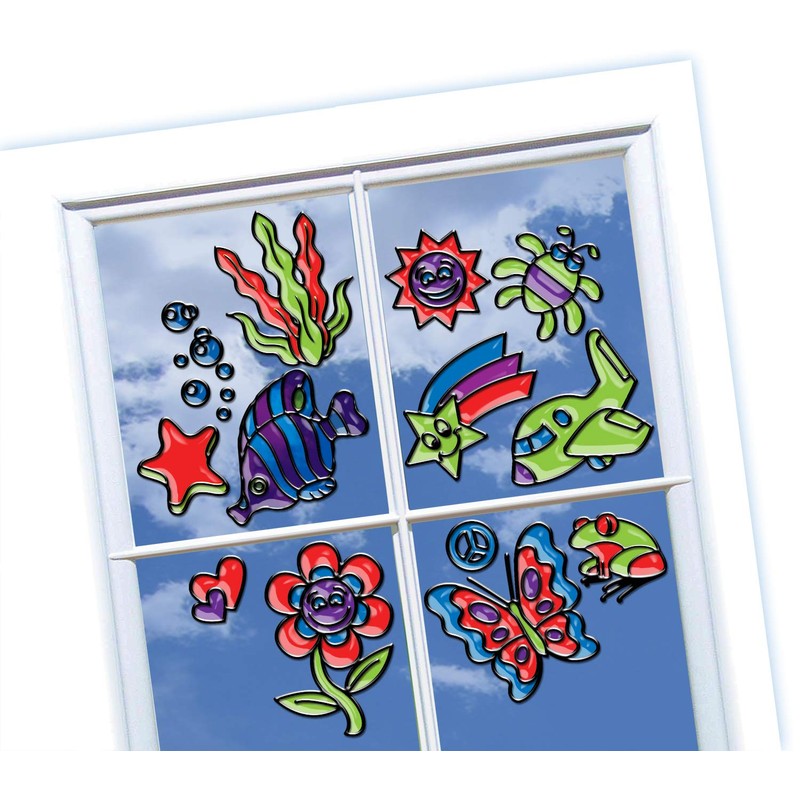 Cra-Z-Art Window Art, Medium Boxes (12419)