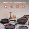 Our Place Dinner Bowls - Set of Four 8.5" Handcrafted