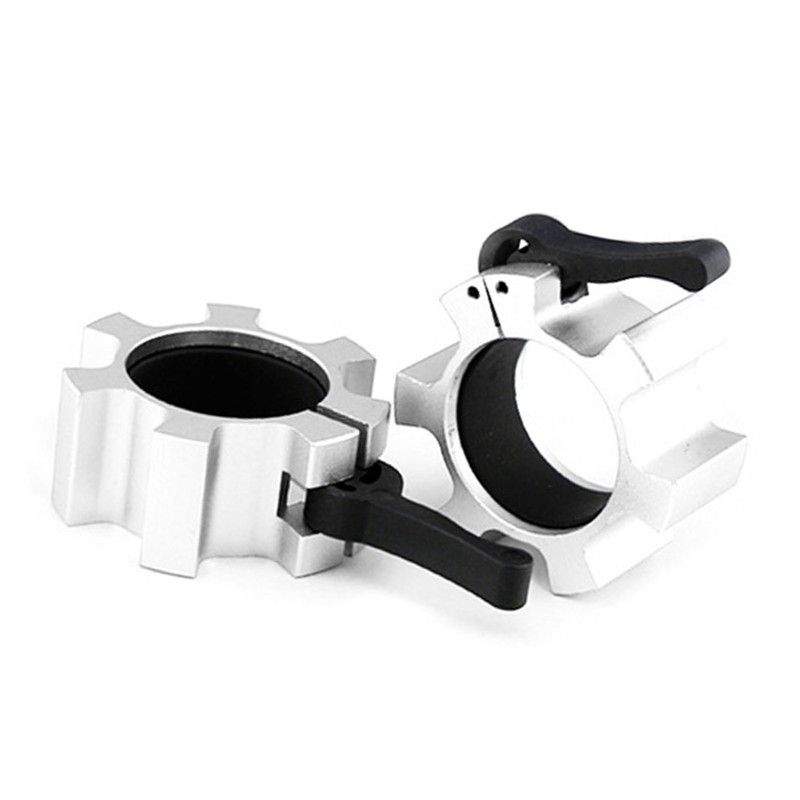 2PCS 50mm Barbell Collar Lock Aluminum Alloy Quick Release Locks