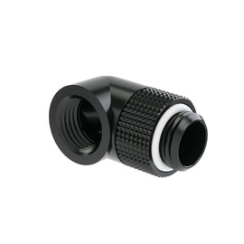 Barrowch G1/4" Male to Female Extender Fitting, 90 Degree Rotary, FBWT90 (Black)