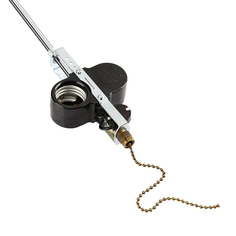 Ceiling Fan Light E-27 Multi Lampholder Socket Switch Zing Ear