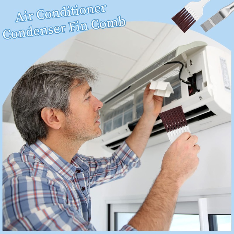 Pimoys 3 in 1 Set Air Conditioner Condenser Fin Comb,