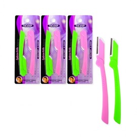 Foldable Eyebrow Razor (2 Pcs) - Set of 3 for Eyebrow Trimming & Hair Removal Eyebrow Trimming Razor
