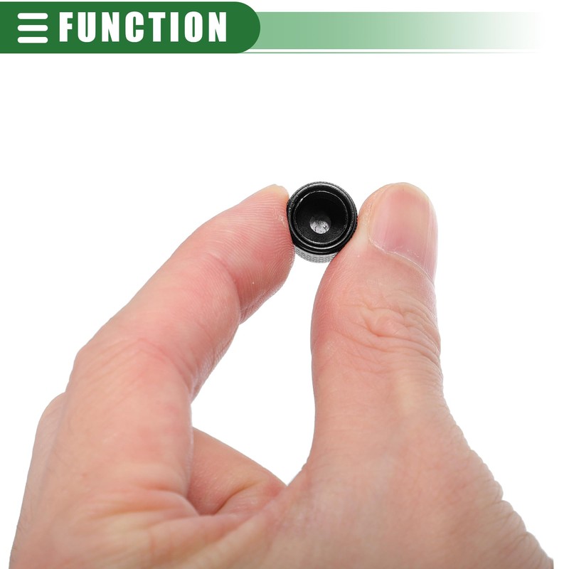 X AUTOHAUX Universal Tire Valve Stem Caps, 17mm, Aluminum Alloy,