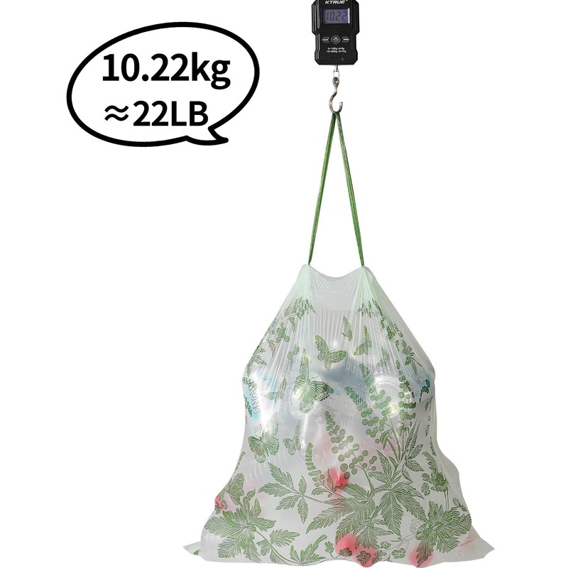 VOK 8 Gallon Trash Bags with Butterfly Printed & Sweet