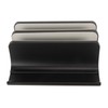 Vertical Laptop Stand 2 Slots Anodized Aluminium Alloy Adjustable Space