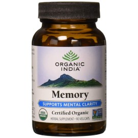 Organic India, Memory Organic, 90 Veggie Capsules