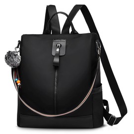 DIRRONA Women's Backpack Shoulder Bag Waterproof Anti Theft Large Capacity Tourism Casual Backpack, black A, Elegant