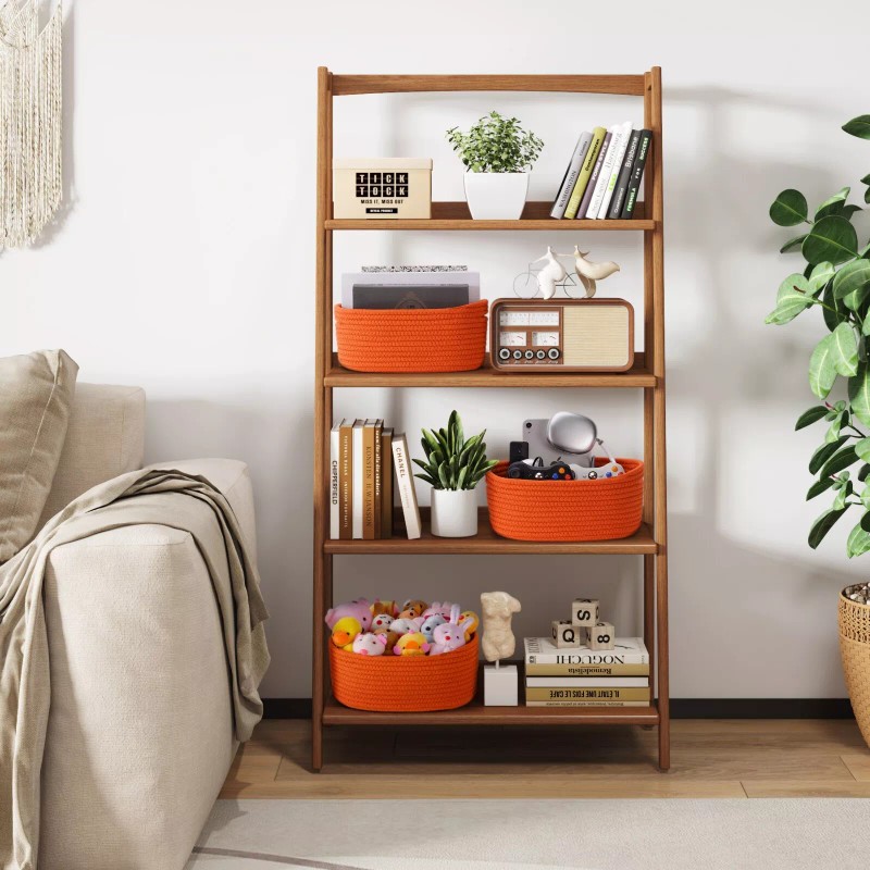 Lifewit 6 Pack Woven Baskets for Storage, Cotton Rope Baskets