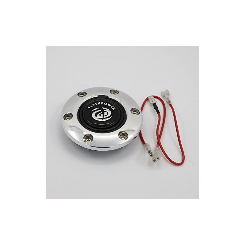 Horn Button for 6-bolt Steering Wheels (Polished)