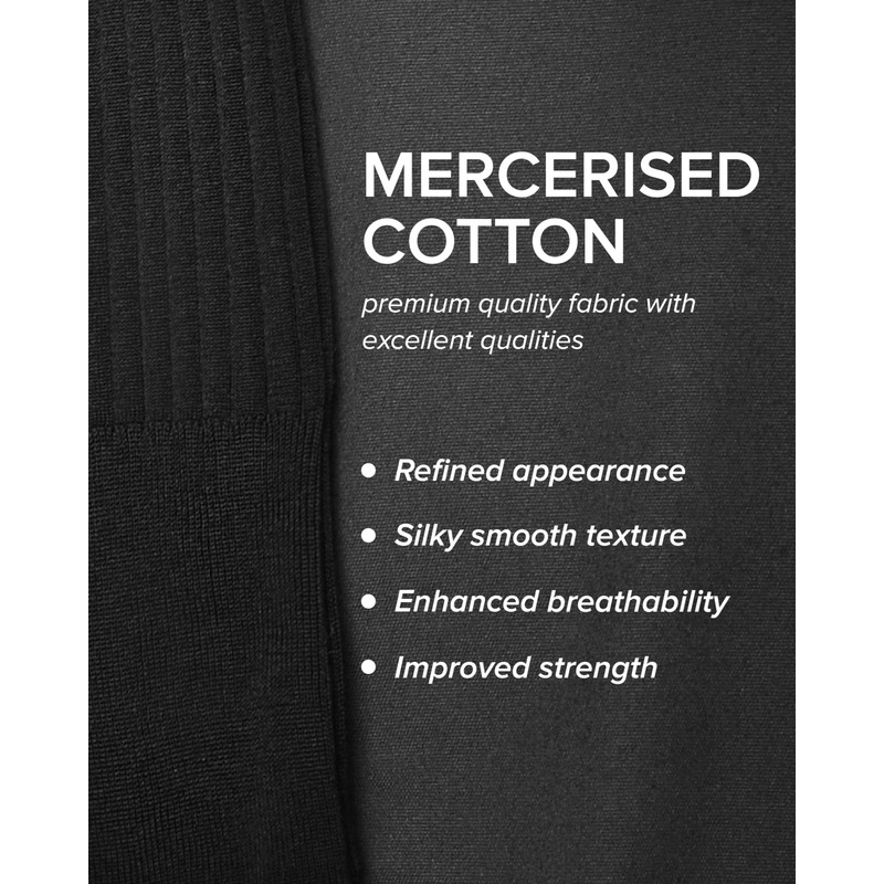 vitsocks Men's 100 COTTON Thin Elegant Knee High Socks (2