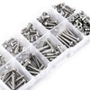 Stainless Steel Screws M3 Set 340 Pieces Button Head Hex