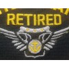 Vintage Voyager USA Navy Retired Embroidered Military Patch NEW 5¼x2¾