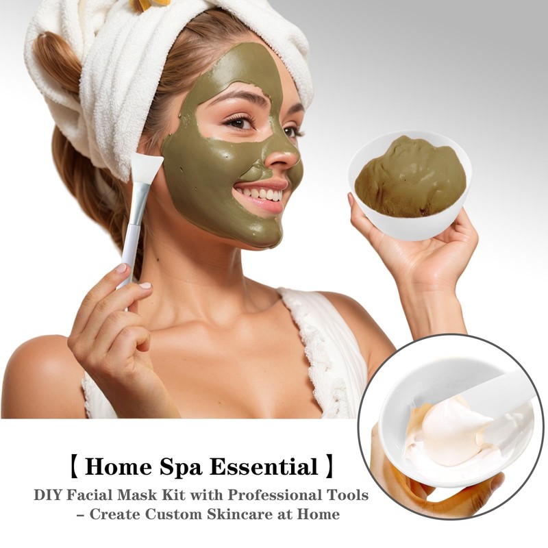 8Pack Silicone Face Mask Mixing Bowl Set for Estheticians Facials,