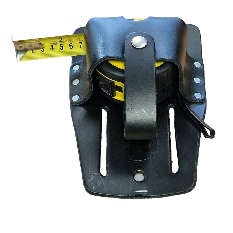 PTI Premium Leather Tape Measure Holder for 8M Measuring Tape