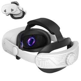 Comfort Head Strap for Meta Quest 3S - Adjustable Elite Strap Replacement with Pressure Relief, Enhanced Comfort & Balanced Weight - Lightweight, Retractable Design for VR Headsets(for Quest 3S)