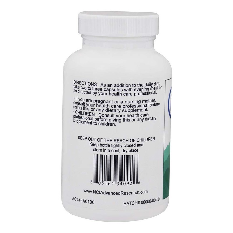 NCI Advanced Research Dr. Hans Nieper Calcium Orotate Capsules, 100