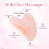 Skin Chi Rose Quartz Gua Sha Facial Comb – Real