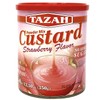 TAZAH Strawberry Custard Powder Mix, Easy to Prepare, No Added
