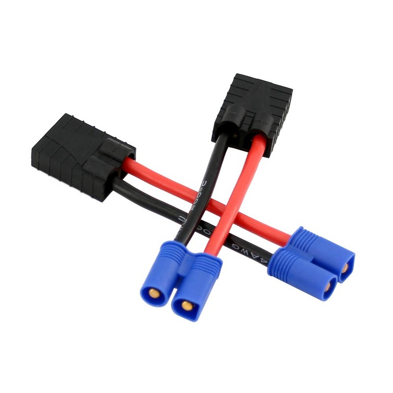 3pcs Compatible with TRX Female to EC3 Male Connector Adapter